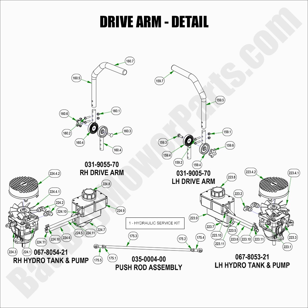 2022 Rogue - Drive Arm - Detail